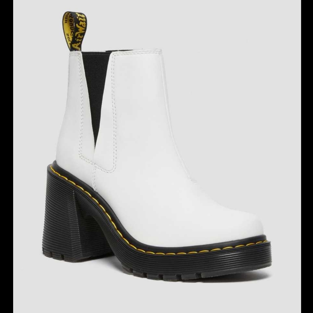 Doc Martens Dr. Martens size 8 women's white Chelsea Spence boots